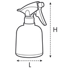 Sprayflaska B.for 0,6 liter tegel