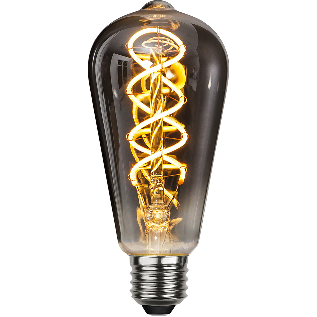 LED-lampa E27 Rökfärgad Edison dimbar 4W