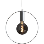 LED-lampa E27 Rökfärgad glob 12,5cm dimbar 4W