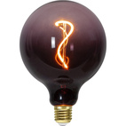 LED-lampa E27 Lilafärgad glob 12,5cm dimbar 4W