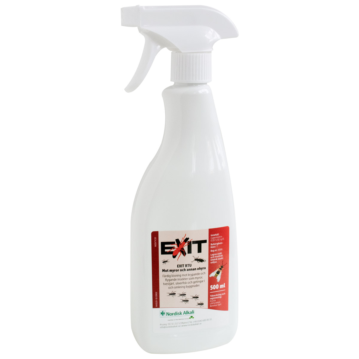 Insektsmedel, Exit spray 500 ml