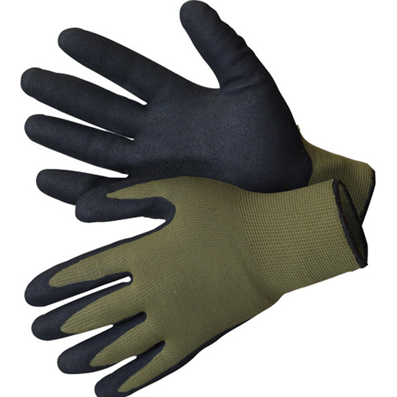 Handske Frost, storlek 10 grön/svart