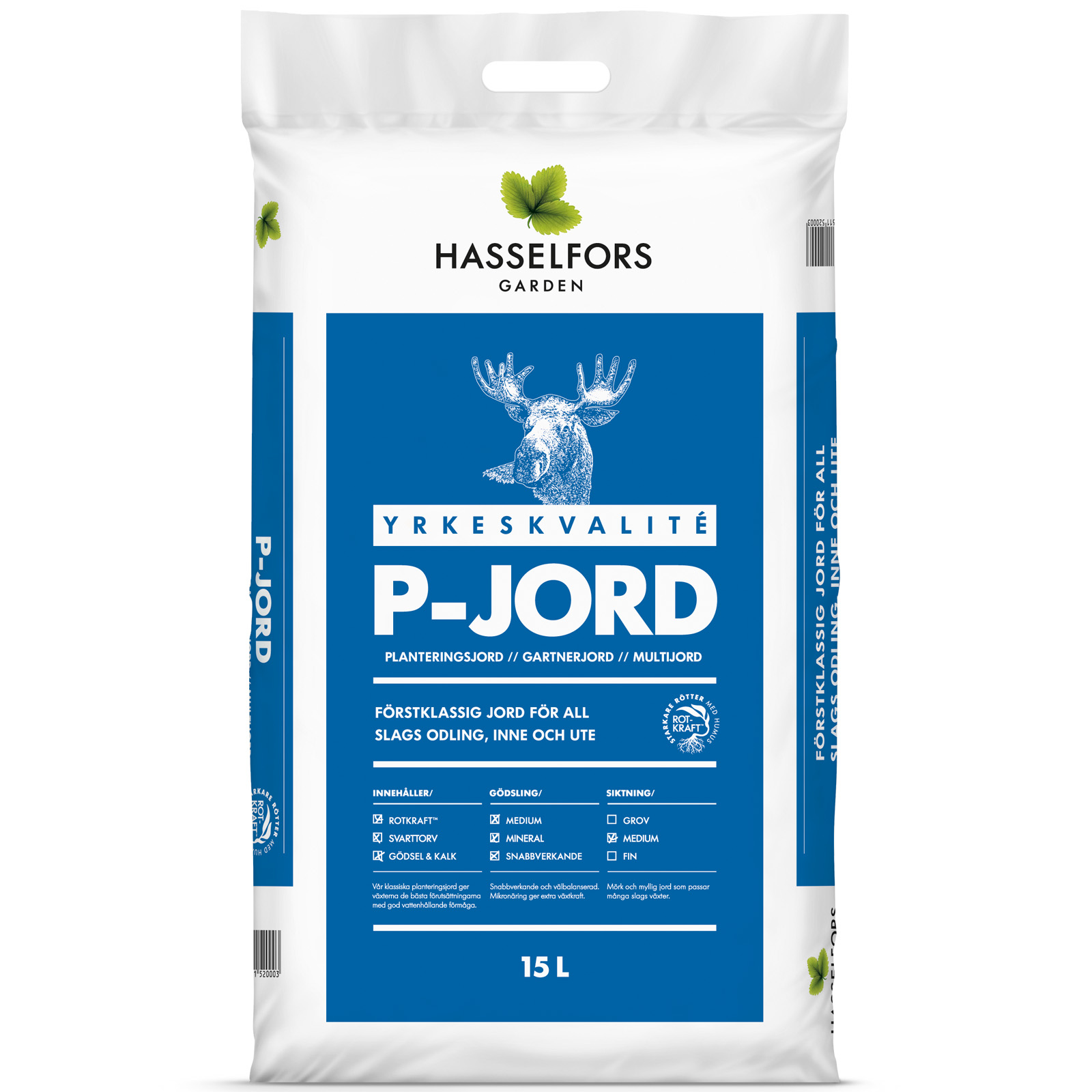 P-jord / Plantjord 15 liter