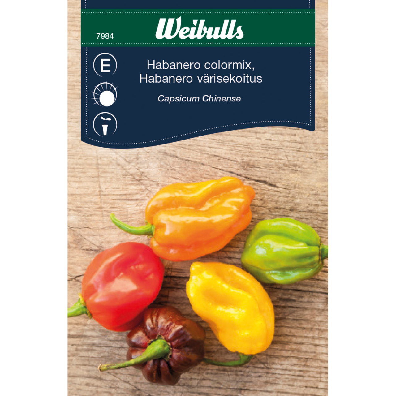 Chilipeppar, Habanero färgmix - OUTLET